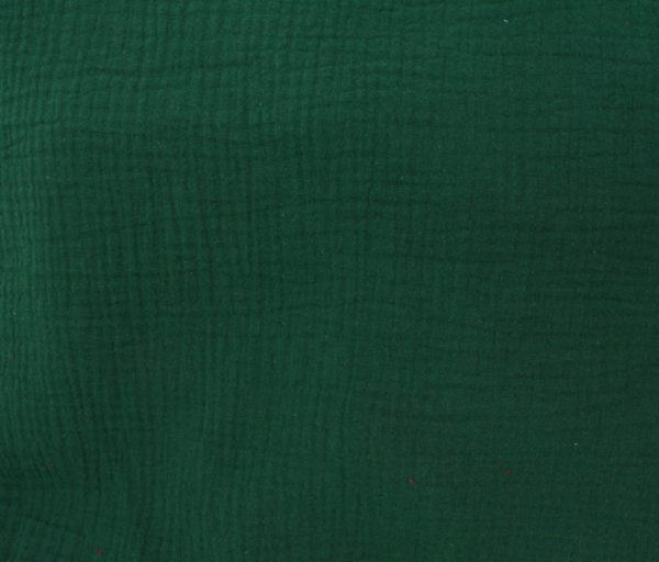 Crinkle Cotton Double Gauze - Jungle Green