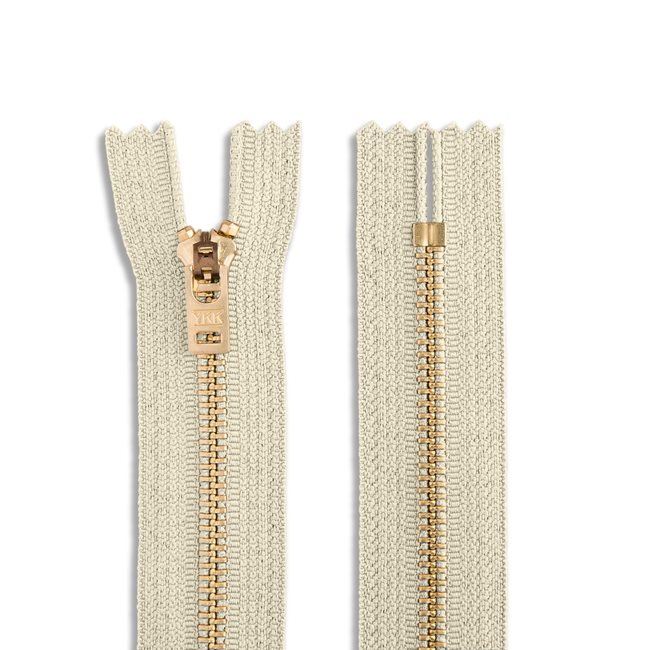 Gold Metal Zippers, Brass Zippers, Jean Zippers