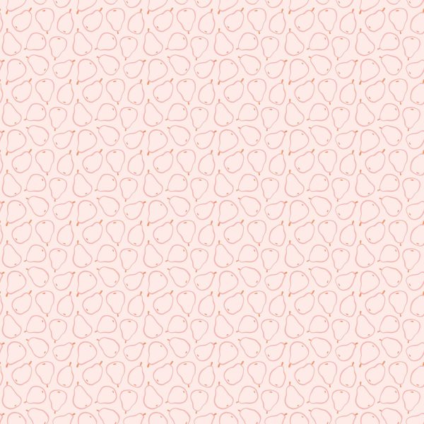 Quilting Cotton - Rollakan - Pears - Pink