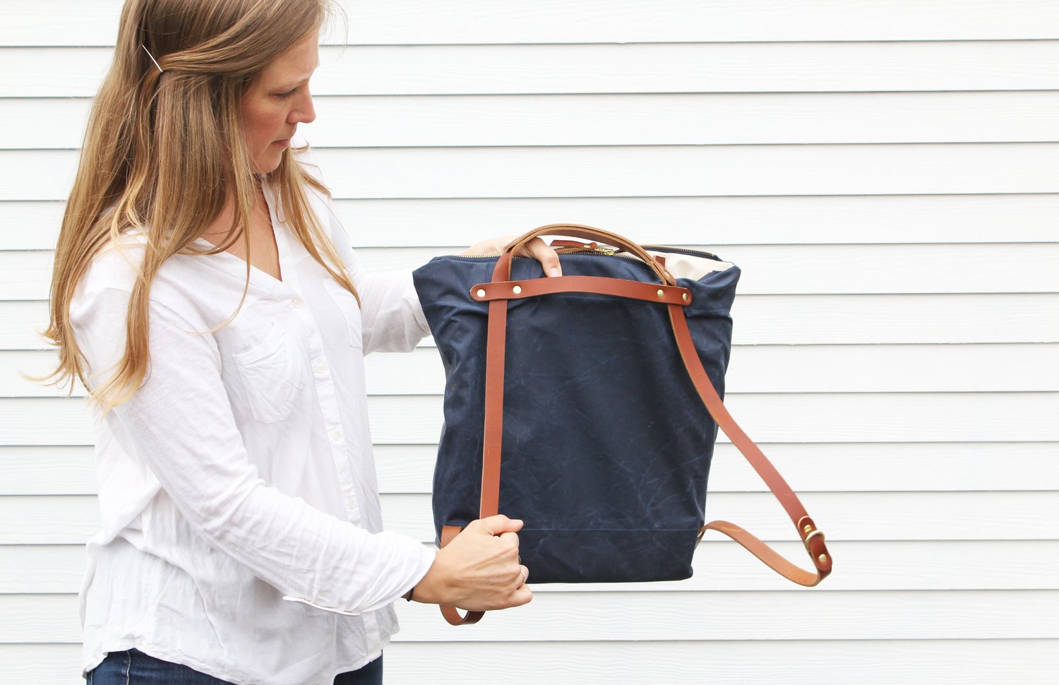 DIY Convertible Tote Backpack - Maywood Totepack by Klum House — Sew DIY