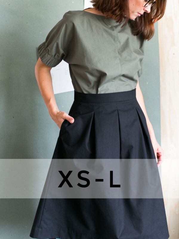 The Assembly Line Three Pleat Skirt XS-L