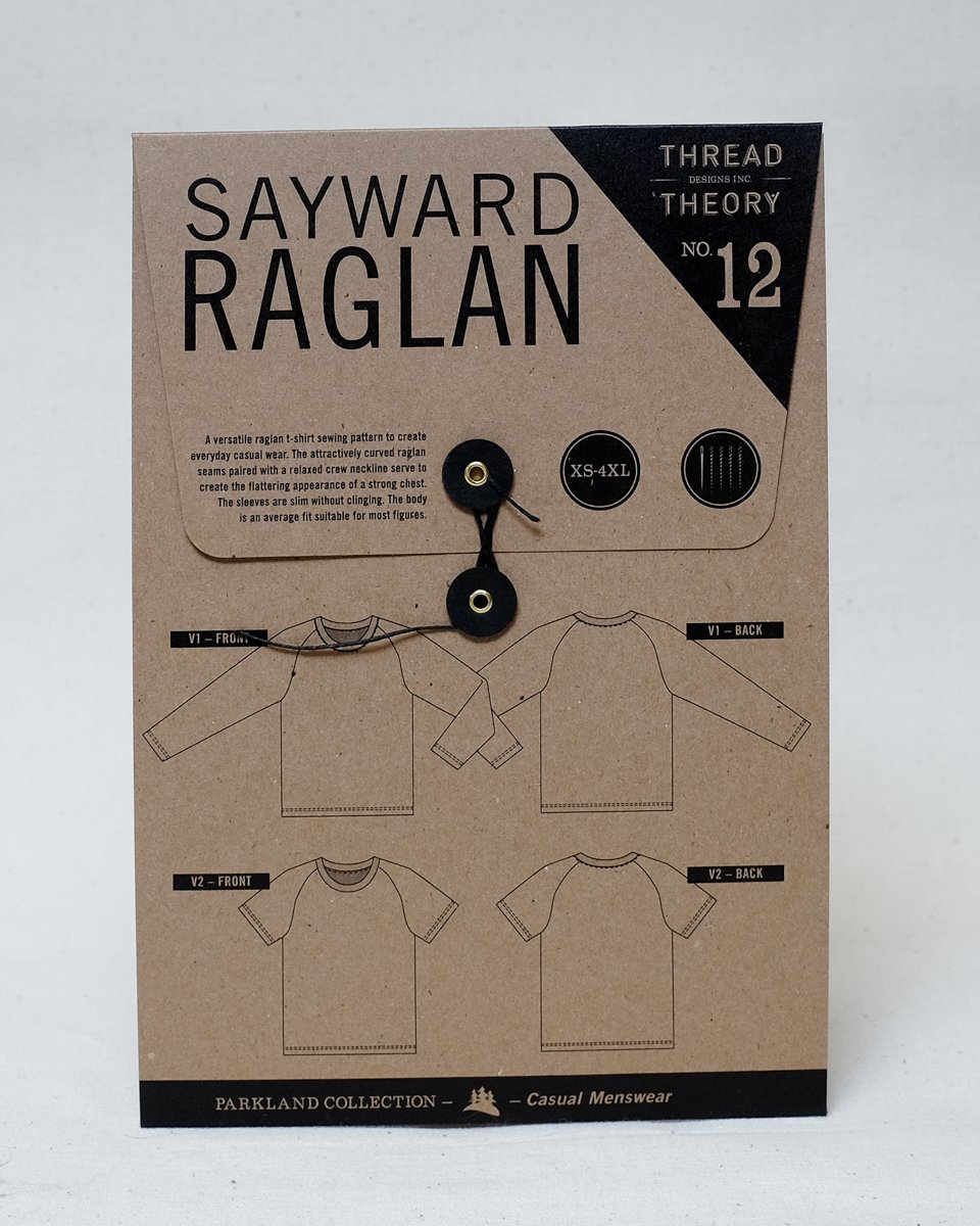 Sayward Raglan T-Shirt Thread Theory Designs - Screech Owl Fabrics