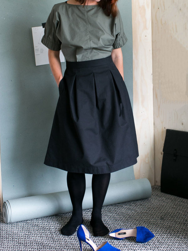 The Assembly Line Three Pleat Skirt XS-L