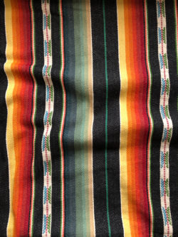 Heavyweight Yarn Dyed Stripe - Black/Orange