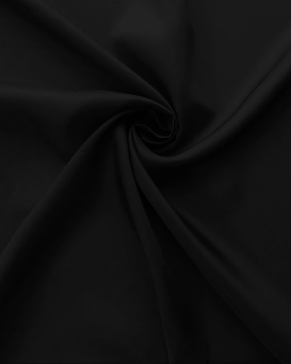 Viscose/Rayon Satin - Black - Stonemountain & Daughter Fabrics