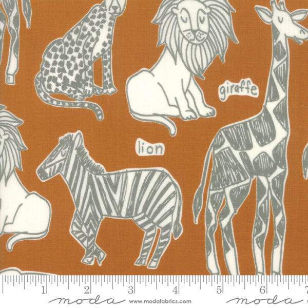 Quilting Cotton - Safari Life - Safari Kingdom - Amber