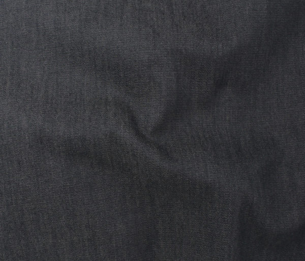 Cotton & Recycled Polyester Stretch Denim - Black