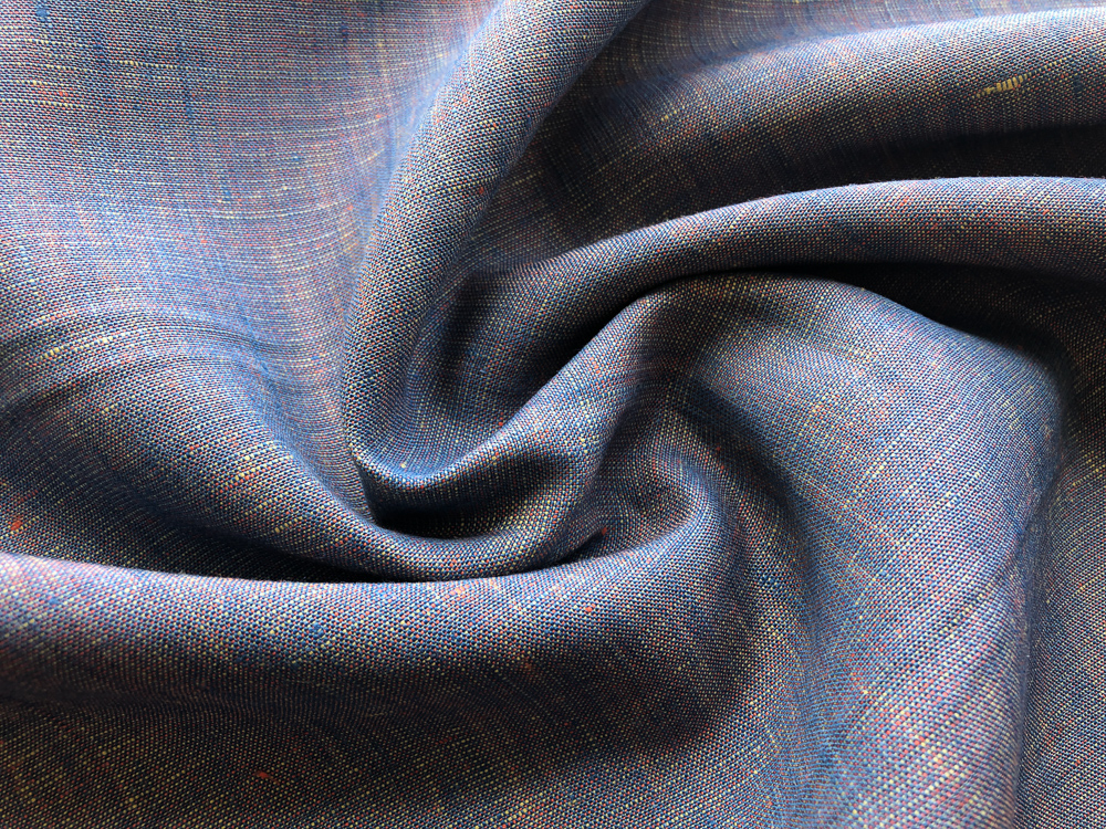 Yarn Dyed Two-Tone Linen - Rainbow Chambray - Stonemountain & Daughter ...