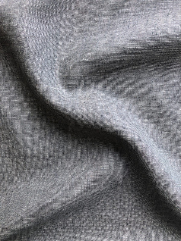 Yarn Dyed Two-Tone Linen - Ash