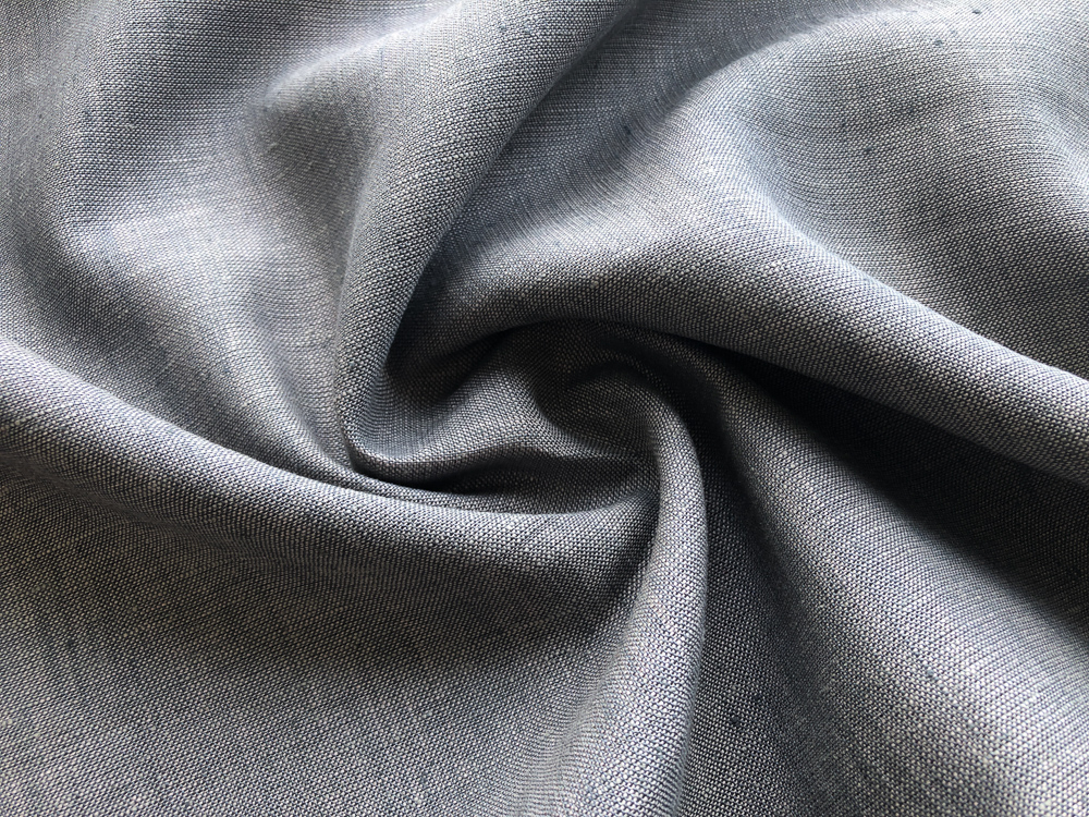 Yarn Dyed Two-Tone Linen - Ash - Stonemountain & Daughter Fabrics