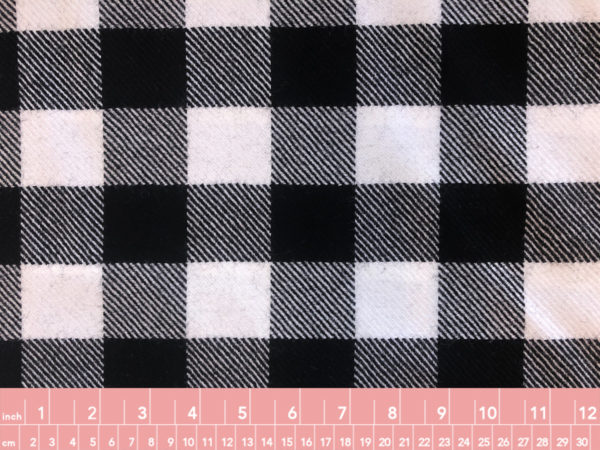 Milly - Wool Buffalo Check - Black/White