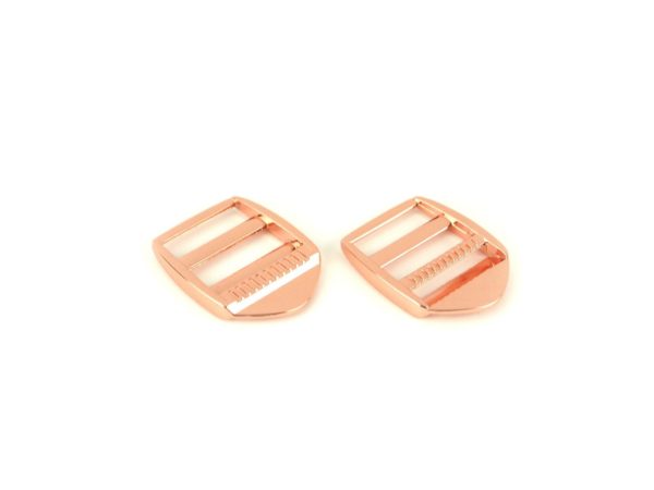 Sallie Tomato - Ladder Lock Slider Buckles - 1in Rose Gold