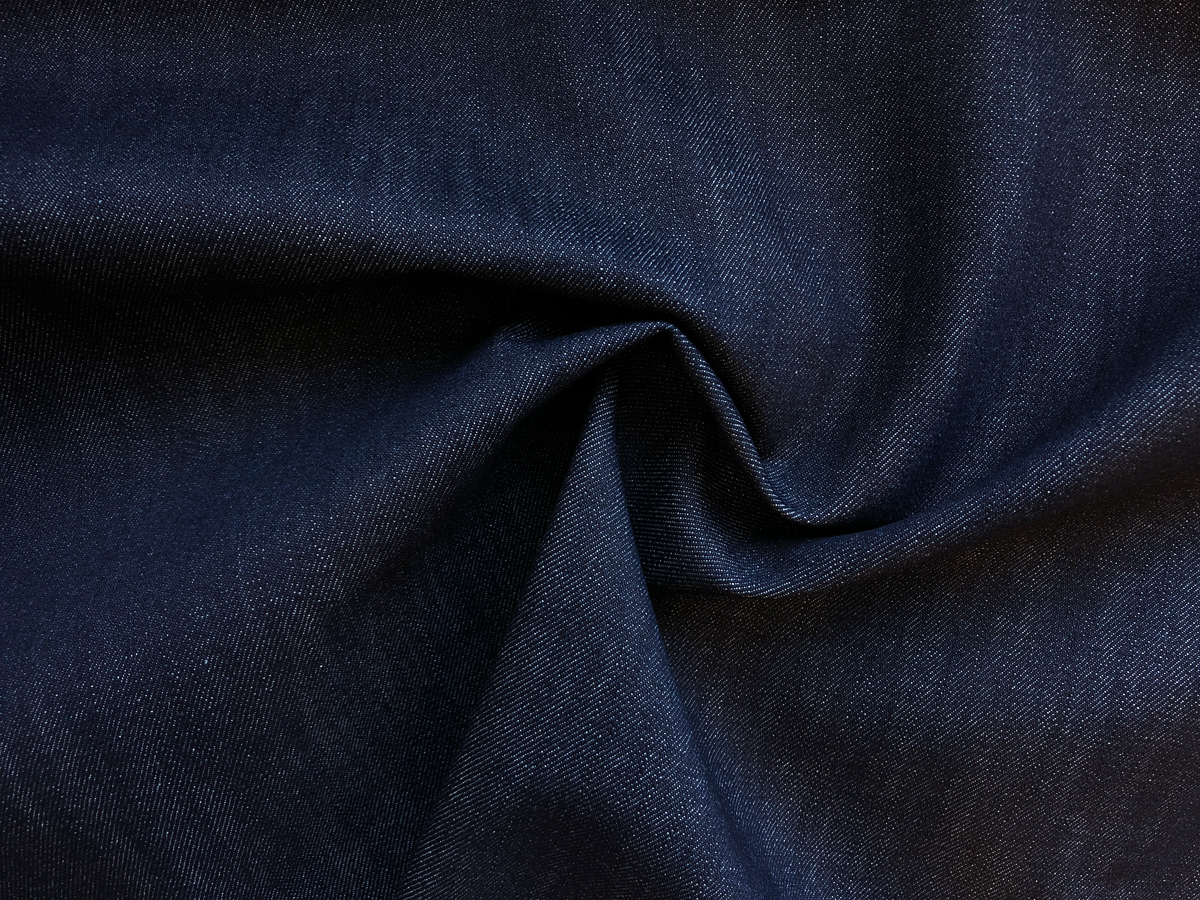 Denim Fabric by The Yard,14OZ Elastic Fabric, 145cm/57in Wide Blue Washed  Pure Cotton Fabric(Size:4 Yard,Color:Blue)