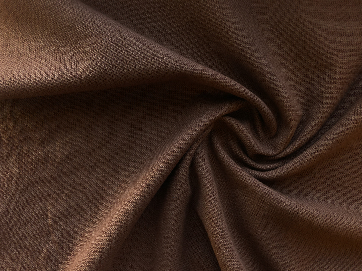 Heavy Basketweave Cotton Walnut Stonemountain & Daughter Fabrics