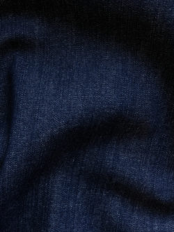 6oz Hemp & Organic Cotton Denim - Deep Indigo Blue