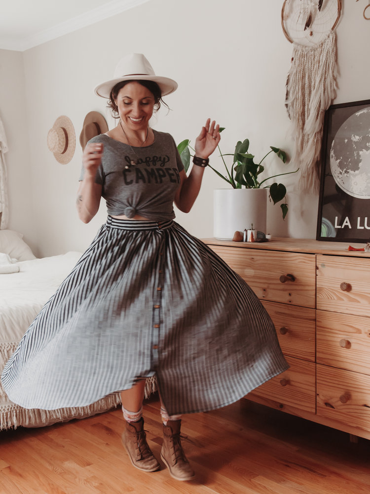 Sew Liberated Estuary Skirt - Stonemountain & Daughter Fabrics