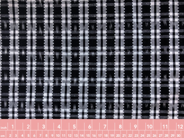 Cotton Ikat - Checked Stripe