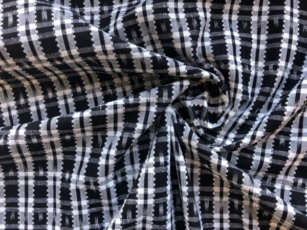 Cotton Ikat - Checked Stripe