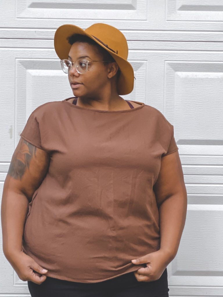 Stonemountain Sewists | Aaronica’s Silk Noil Top