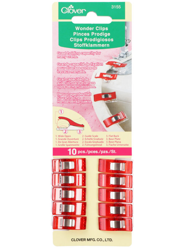 Wonder Clips - 10pc - Red