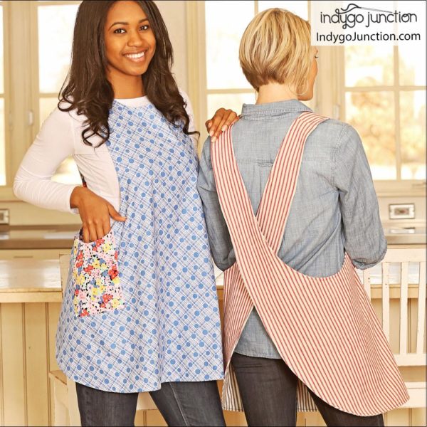 Indygo Junction Crossback Reversible Apron