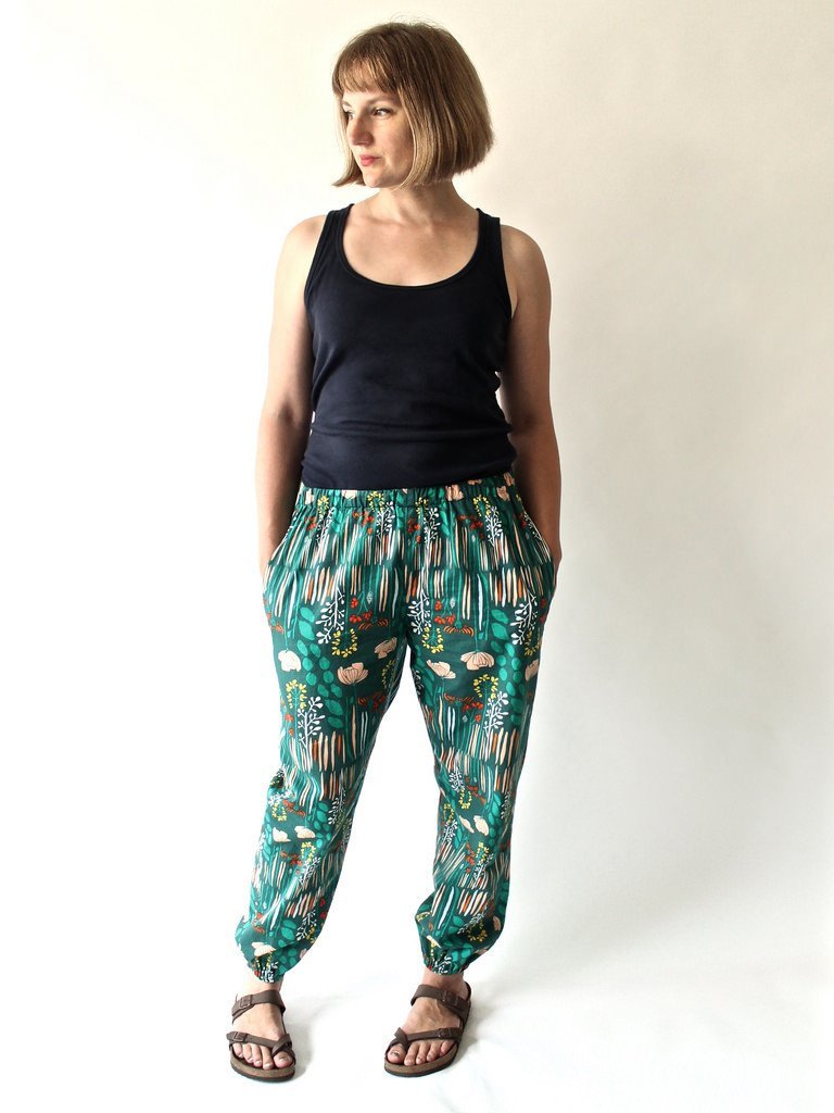 Made by Rae Luna Pants - Stonemountain & Daughter Fabrics