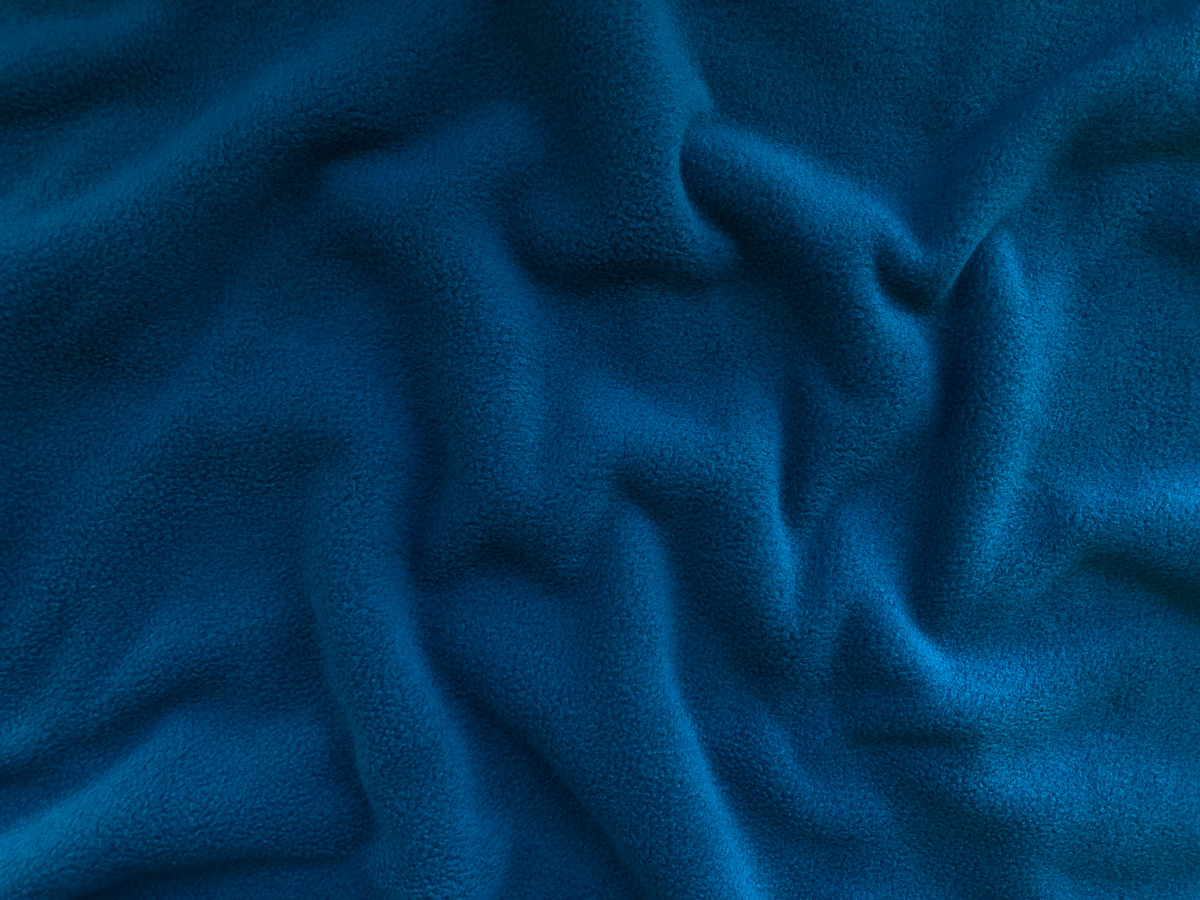 Recycled Polyester Fleece - Moroccan Blue - Stonemountain