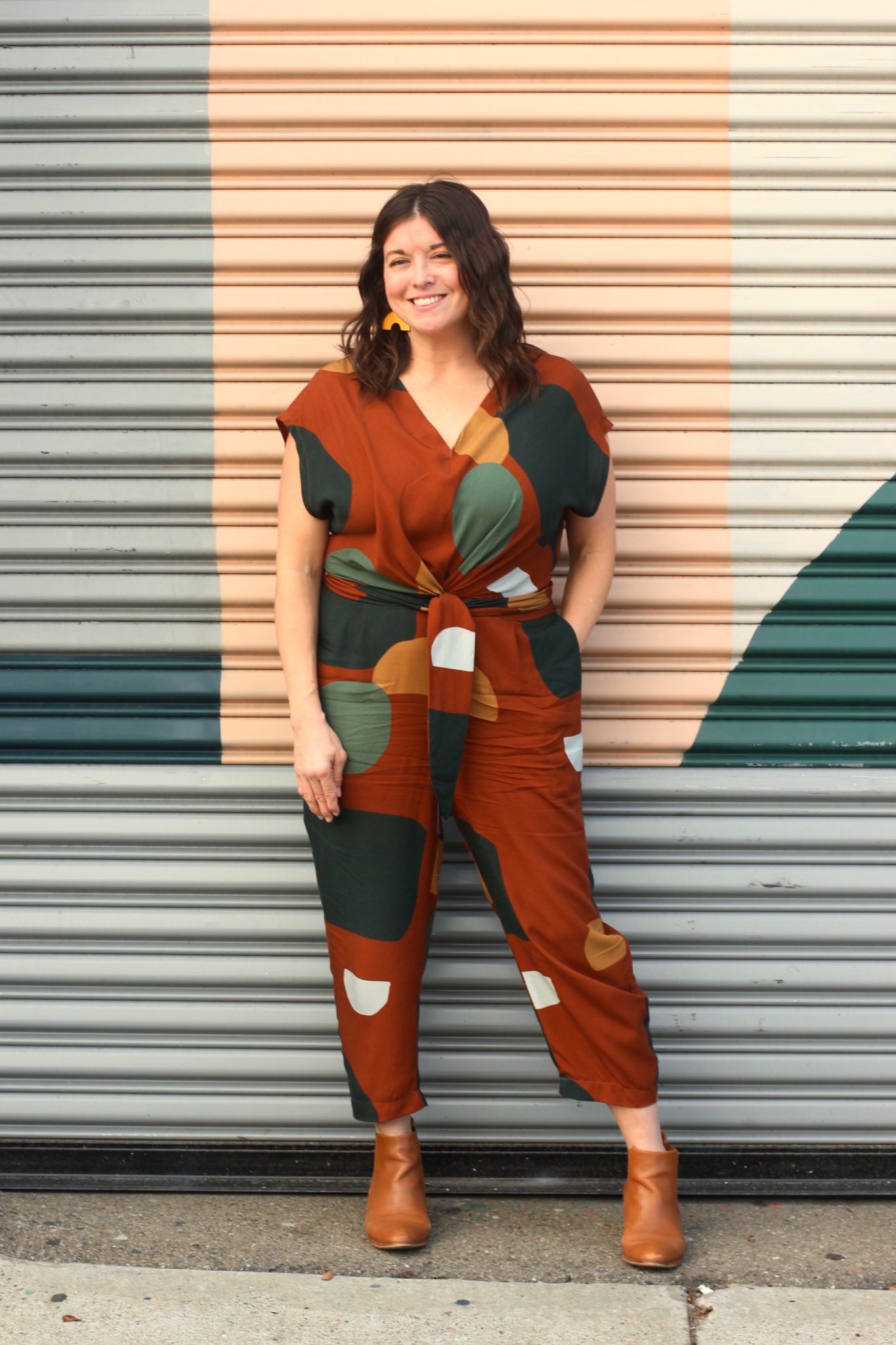 Stonemountain Sewists | Brandi’s Mind the Maker Viscose Mila Jumpsuit