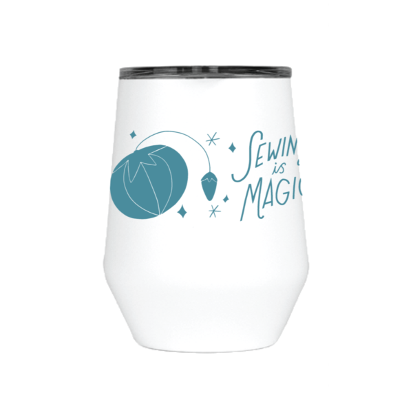 Limited Edition Sewing is Magic! Insulated Wine Tumbler