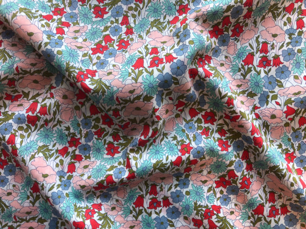 Liberty Tana Cotton Lawn - Poppy and Daisy - Pink