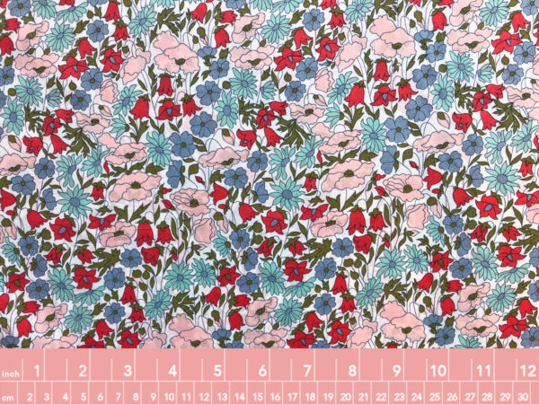 Liberty Tana Cotton Lawn - Poppy and Daisy - Pink