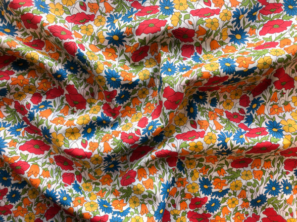 Liberty Tana Cotton Lawn - Poppy and Daisy - Yellow