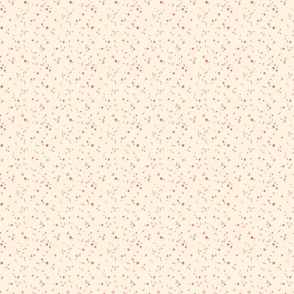 Quilting Cotton - Figo - Glasshouse - Tiny Clippings - Pink