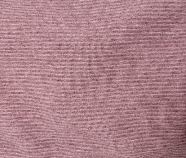 Ribbed Rayon Blend Sweater Knit - Rose