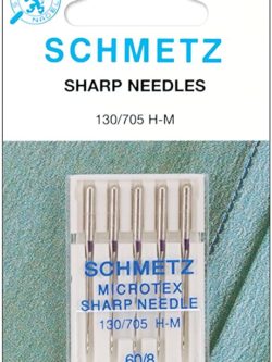 Schmetz Sharp / Microtex Machine Needle Size 60/8