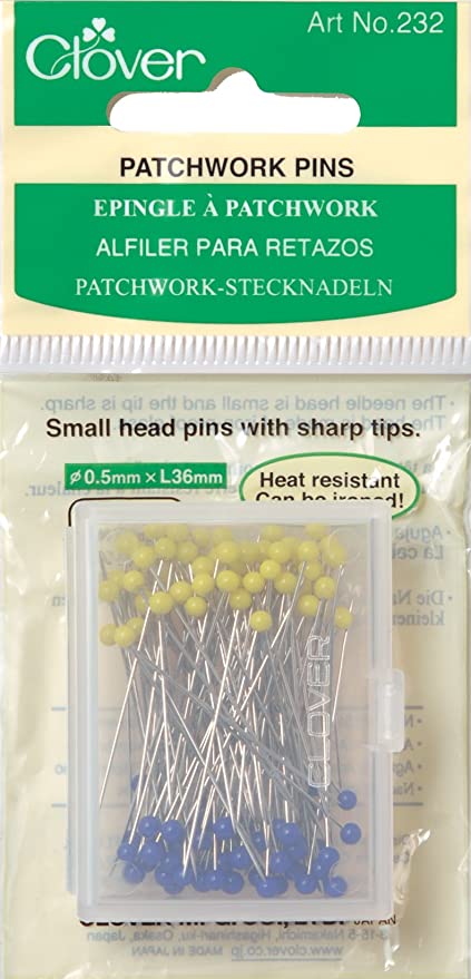 Quilting Pins (Fine), Iron-Proof Glass