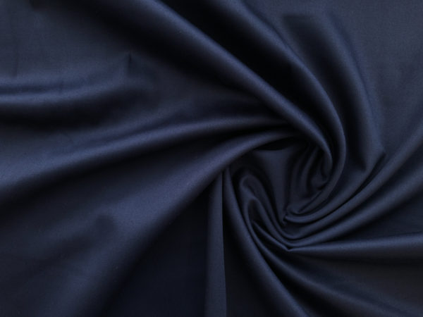 Pima Cotton Sateen - Navy