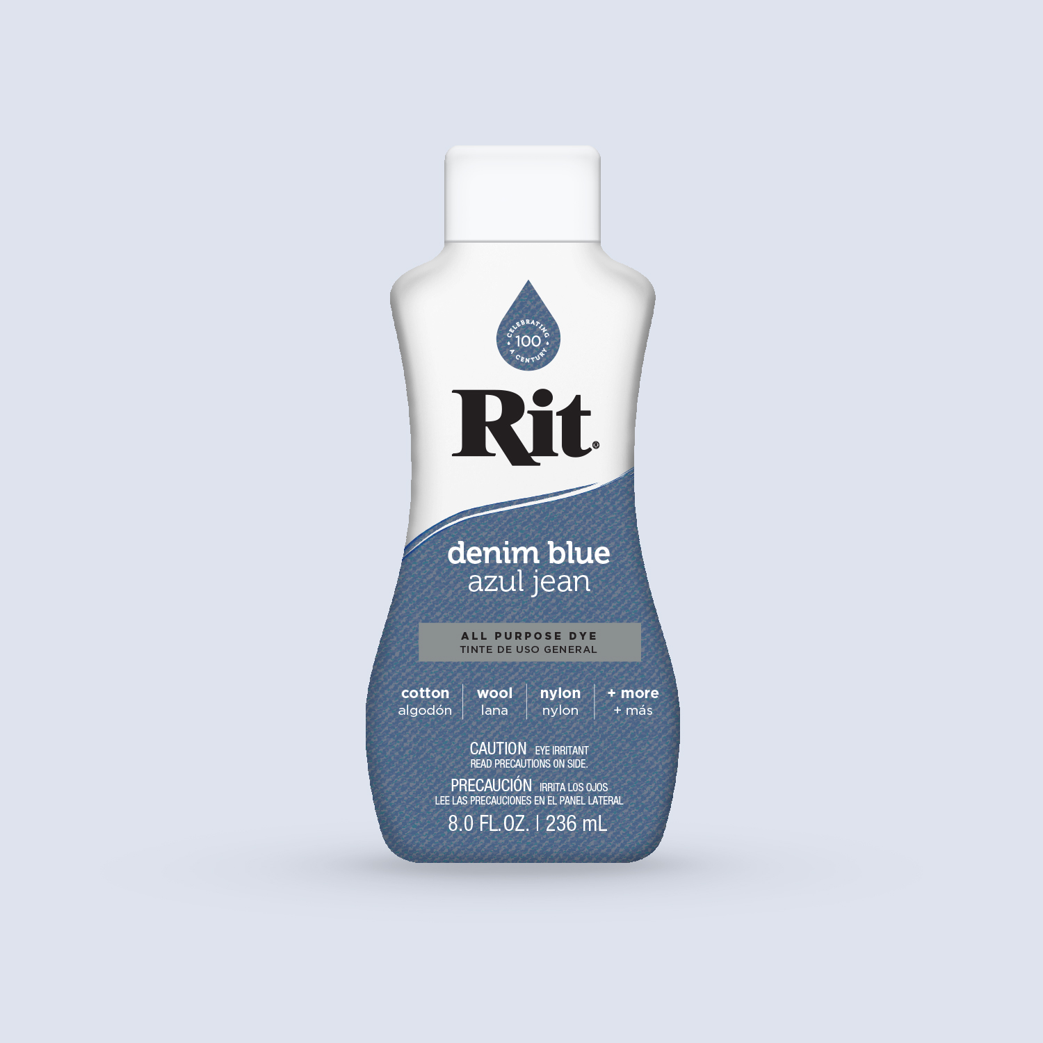  Rit Dye Liquid Dye, 8 fl oz, Denim