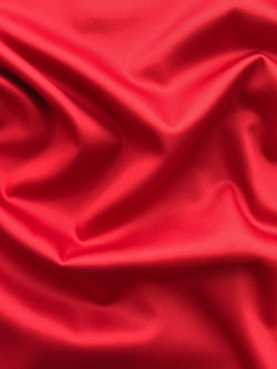 Pima Cotton Sateen - Red