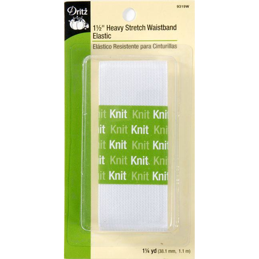 Dritz 1/2 Non-Roll Elastic, 1 yd. 