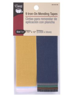 Iron-On Mending Fabric-White