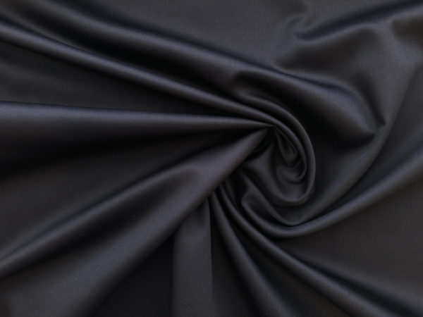 Pima Cotton Sateen - Black