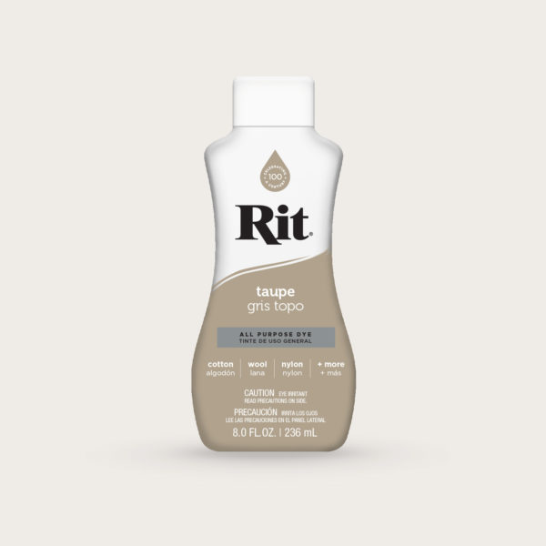 Rit All Purpose Dye, Taupe - 8.0 fl oz