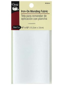 Iron-On Mending Fabric-White