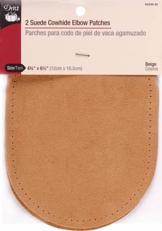 Dritz Suede Cowhide Elbow Patches - 4 colors - Stonemountain & Daughter  Fabrics