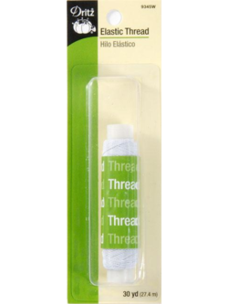 Dritz Elastic Thread - White