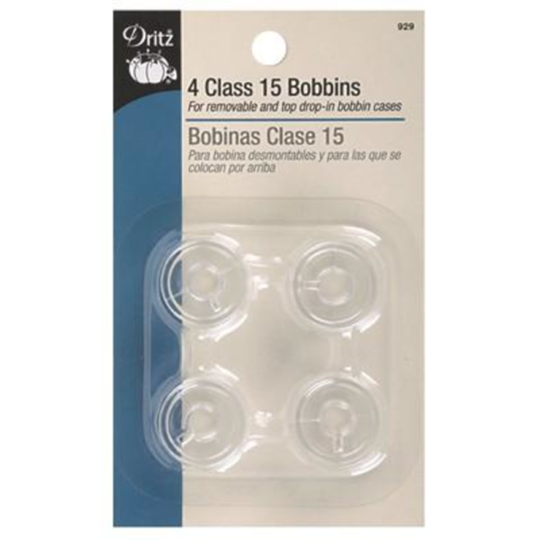 Dritz Class 15 Bobbins 4ct