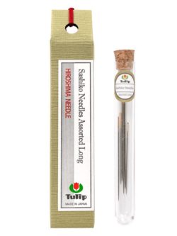Sashiko Needles | Tulip Hiroshima Sashiko Needles - Assorted LONG Needles  with Large Eye for Easy Threading