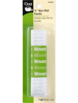 Dritz 3/4" Non-Roll Elastic - White