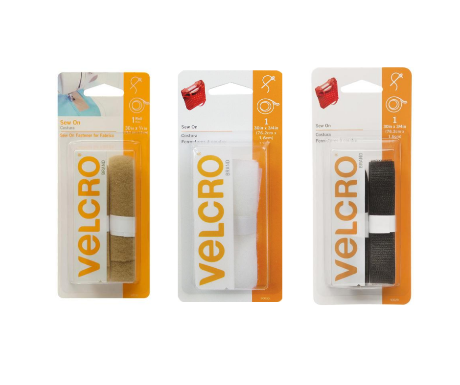 Velcro Brand Sew-On Tape 3/4X30 White